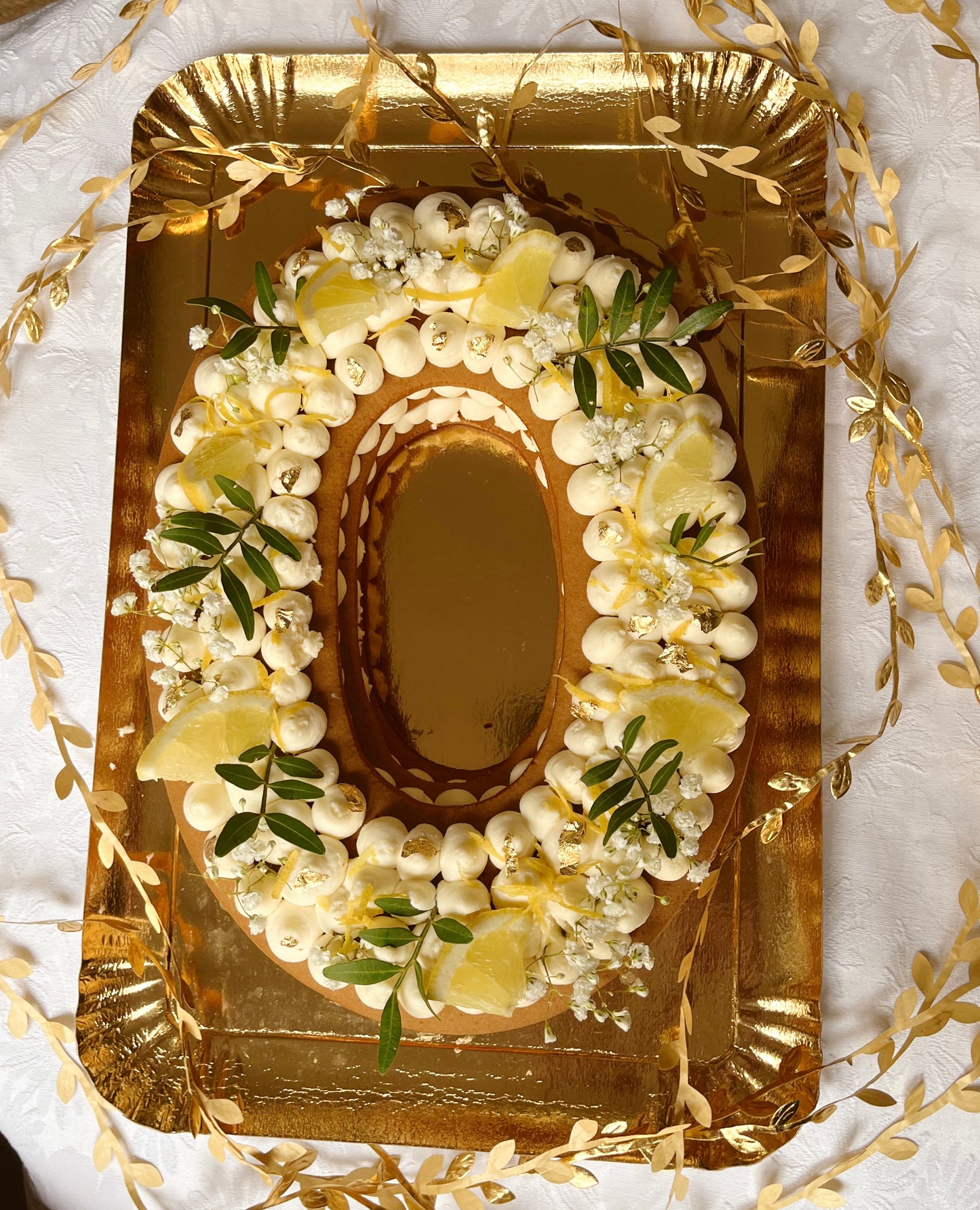 Letter & Number Cake