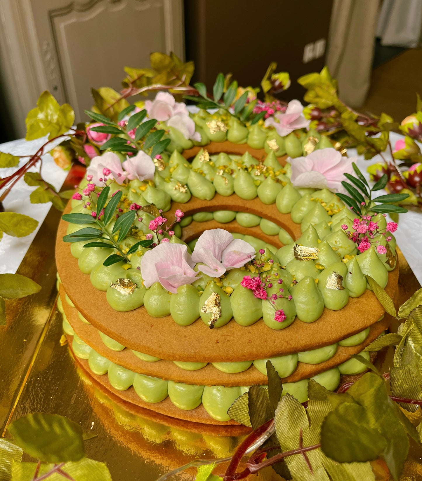 Letter & Number Cake