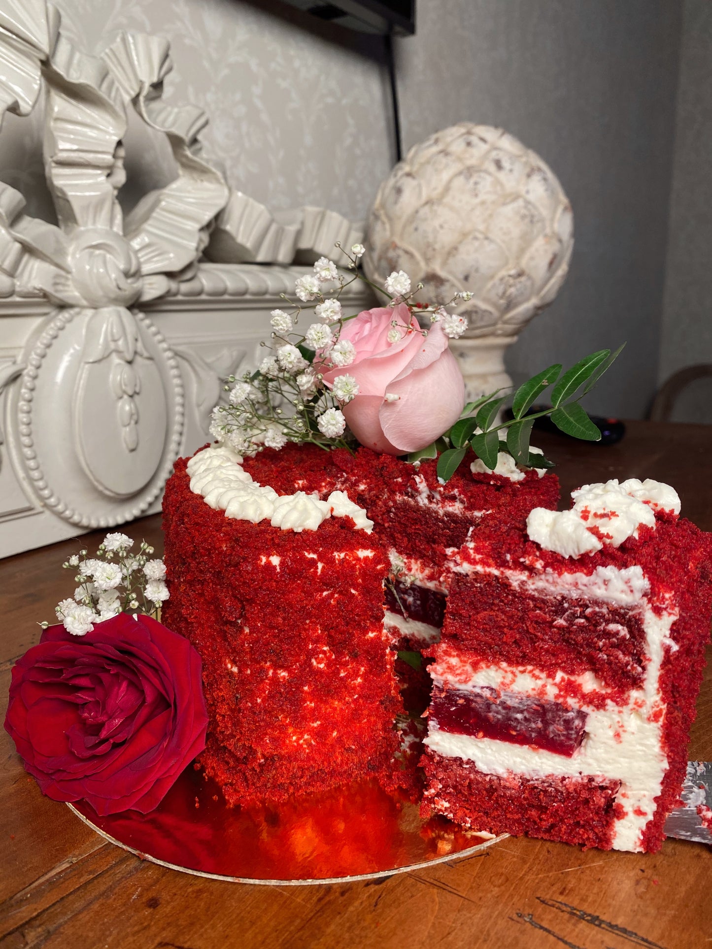 Velvet Cake Saint Valentin